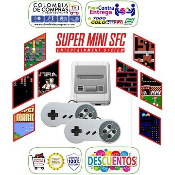 Miniconsola SFC Videojuegos 500 Retro Colección, Nuevas, Originales, Garantizadas