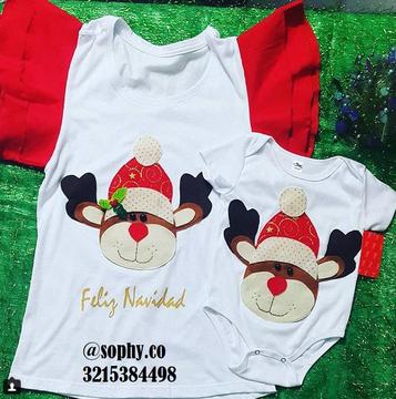 Camisetas Navideñas, Reno, Rudolph