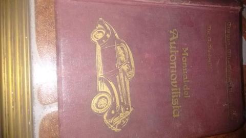 liubro antiguo de 1932 manual del automovilista mecanica