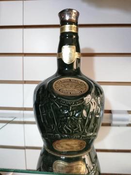 Bottle Ceramica Vacio Scoth Whisky Chivas Brothers Ltda 750 Ml Ceramica 21 años Usada Adorno Decoracion Coleccion