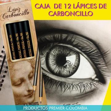 Lápiz Carboncillo PENTA Caja X12 Unidades Originales