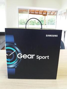 Smart Watch Samsung Gear Sport Azul Usado Con Todos Los Accesorios