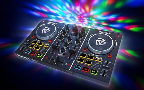 Controlador Dj Numark Party Mix Salidas De Audio Virtual Dj