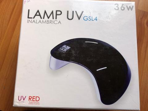 Lampara UV para uñas semipermanentes y acrílicas LED