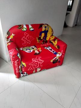 Sofa Cama para Niño Rojo