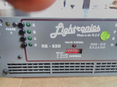 amplificador para luces y sonido lightronics