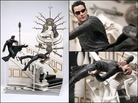 figura de colección Matrix Series 1 / Matrix Chateau Scene / Original McFarlane / Spawn