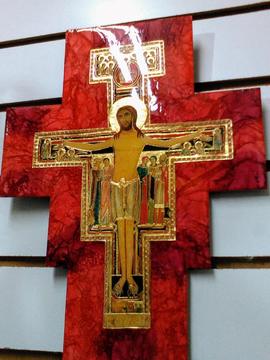 Imagen Cristo san Damián decorado en resina