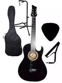 Guitarras Acusticas Base De Piso Forro Metodo Pua Colgador