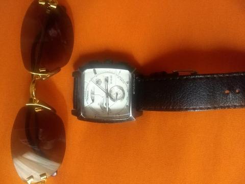 Reloj Tag Heuer Y Gafas Cartier