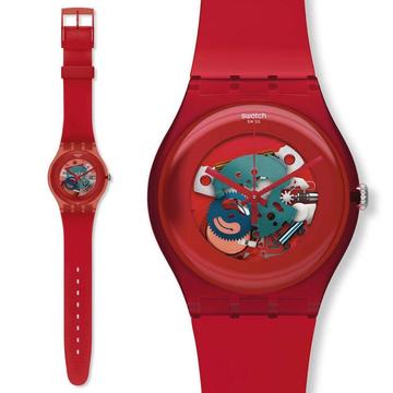 Reloj Swatch SUOR101 Red Lacquered