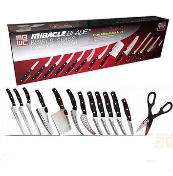 Espectacular Set de Cuchillos X 13 Piezas Mibacle Blade Corte Profesional