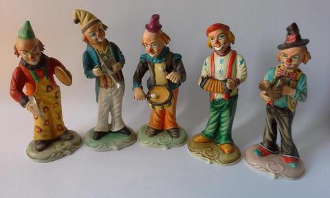 Banda Musical de payasos en cerámica de 22 cm