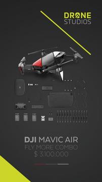 DJI DRONE MAVIC AIR COMBO Exceletente Precio