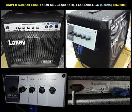 Amplificador Laney Con Mezclador Eco