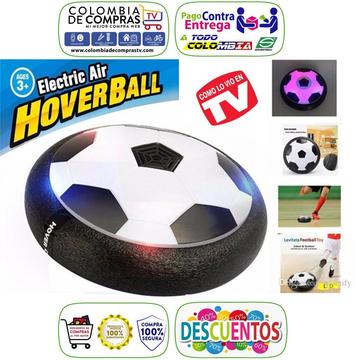 Balón Fútbol Flotante Aerodeslizador Hoverball Disco Con Luces LED Para Niños, Nuevos, Garantizados