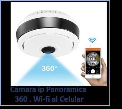 Camara Panoramica 360 grados ip . vigilancia por celular wifi Internet