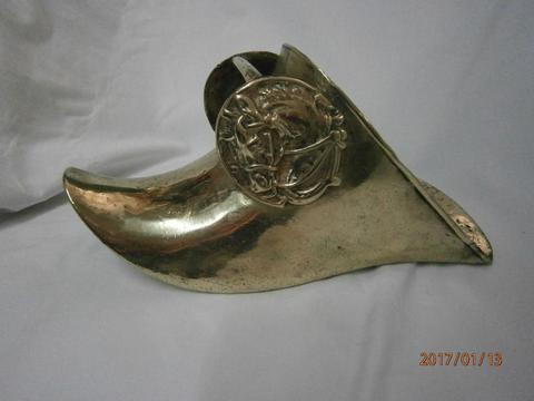 ESTRIBO EN BRONCE CON FIGURA DE CABALLO PERFECTO ESTADO
