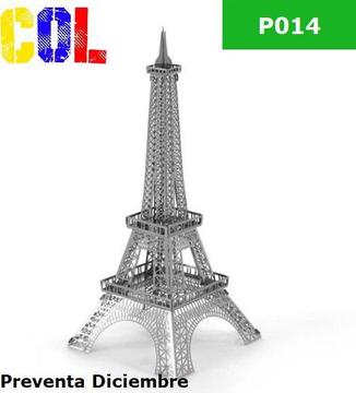 Torre eiffel Rompecabezas metálico 3D