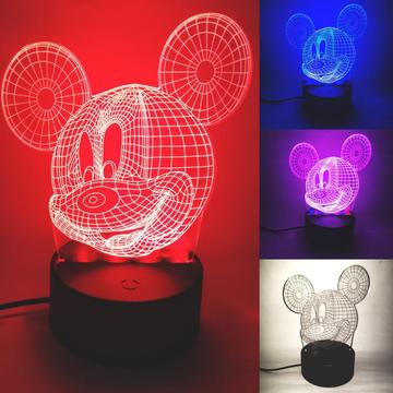Lámpara LED decorativa Mickey mouse