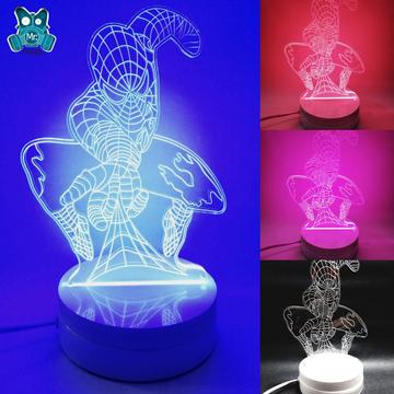 Lámpara LED decorativa spiderman hombre araña