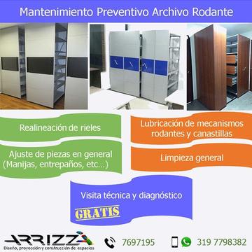 Mantenimiento Archivo Rodante