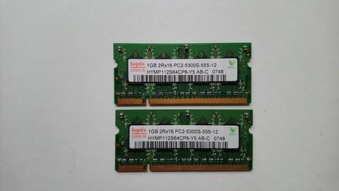 Memoria RAM Hynix PC2 1Gb 5300S 2x 1Gb
