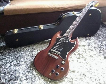 Guitarra electrica GIBSON SG Faded color Kaoba, edicion especial U.S.A