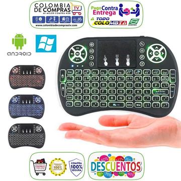Mini Teclado Inalámbrico Mouse Integrado Para Smart TV, Pcs, Smartphone, Televisores, Consolas, Nuevos, Garantizados