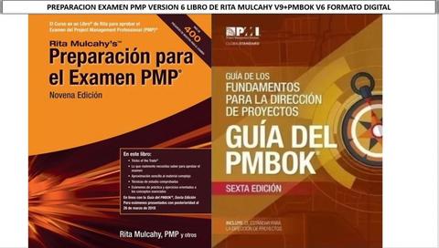 pmbok v6 y libro rita v9 español certificacion PMP PMI Digital