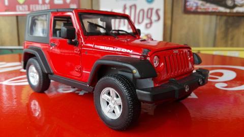 Carro Escala 1:24 Jeep Wrangler Rubicon