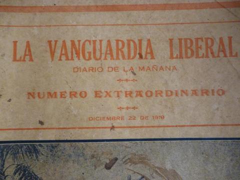 VANGUARDIA LIBERAL ANTIGUA, PERIÓDICO DE 1919