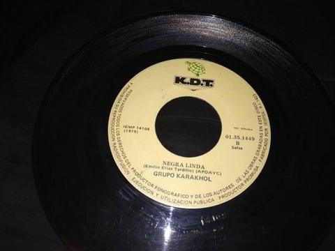 45 rpm lp long lay negra linda grupo karakhol