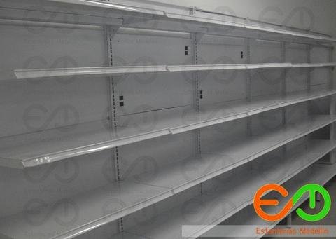 Gondolas y estanterias para supermercados Colombia