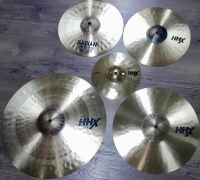 Platillos SABIAN HHX Set de 4 con Estuche Deluxe