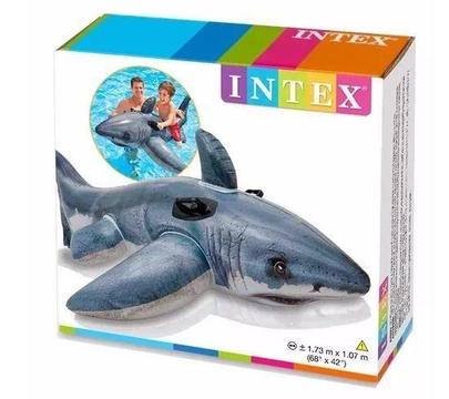 Tiburón Inflable Piscina Niños Intex 57525 Playa Flotador