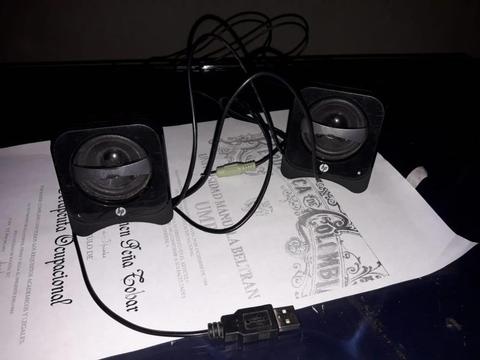 Parlantes hp originales alimentacion usb