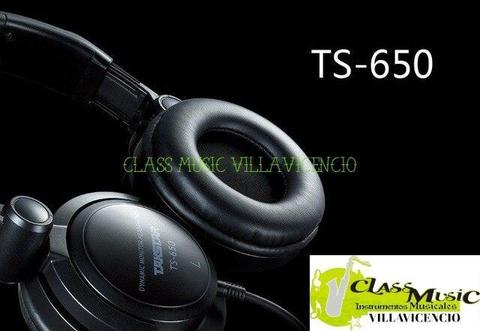 AUDIFONOS STEREO PROFESIONAL DJ TS650 Nuevos