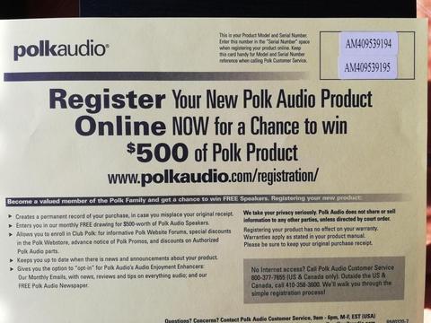 Polk Monitor 40 series II