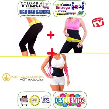 Pantalón Hot Tv Cinturilla Shapers Faja Cintura Avispa, Nuevos, Originales, Garantizados