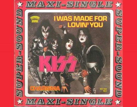 * I WAS MADE FOR LOVIN YOU Kiss acetato vinilo singles musica para tornamesas Dj tocadiscos deejays bares discotecas