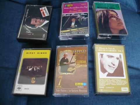 Cassettes Gardel, Mercedes Sosa, Toño Fuentes, Gipsy Kings