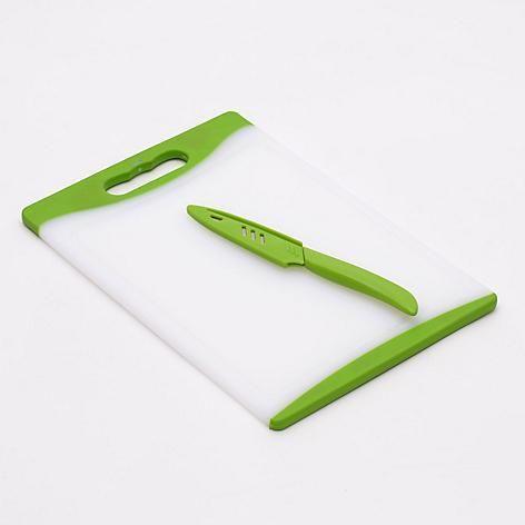 Set Tabla y Cuchillo Verde