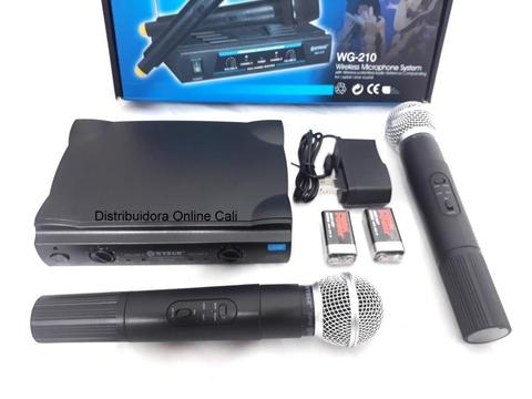 Microfono Inalambrico De Mano Karaoke Profesional 2 X 1 dad Full