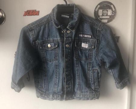 Harley Chaqueta Jean Nino en Buen Estado