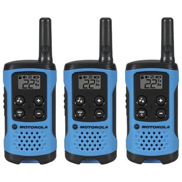 Radios Walkie Talkies Motorola T100tp Pack 3 Y 25 Km 22 Ch