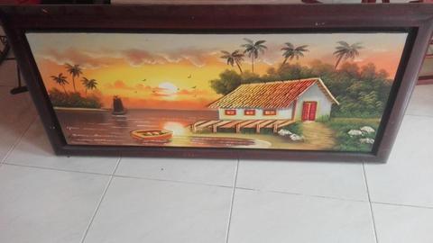 SE VENDE CUADRO PINTADO EN OLEO SUPER BARATO314 3458672