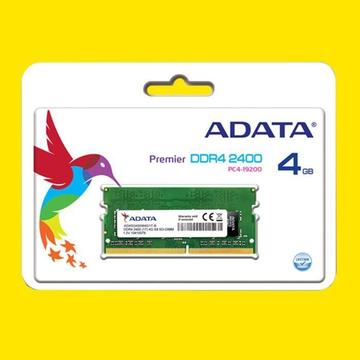 Memoria Ram Adata Portátil Ddr4 4gb 2400 Mhz Premier