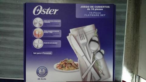 Set de Cubiertos En Acero Inox Oster X 16 Und Marca Oster