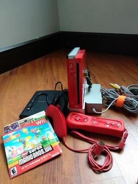 Nintendo Wii Rojo Super Combo